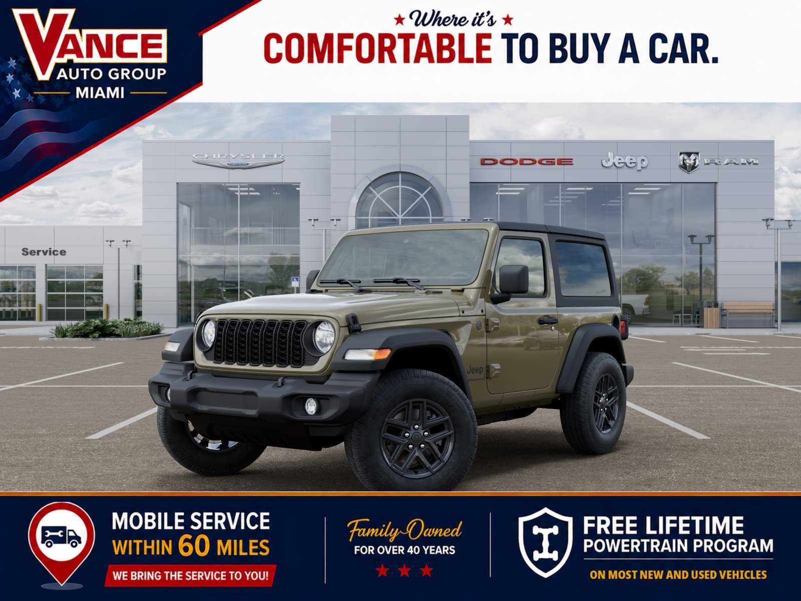 2026 Jeep Wrangler WRANGLER 2-DOOR SPORT
