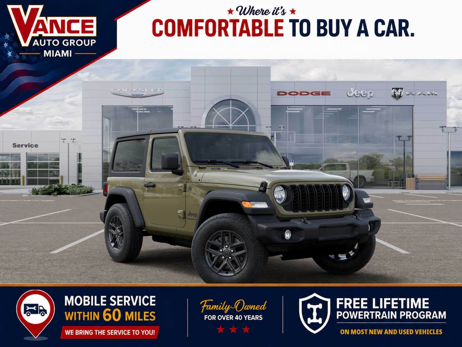 2026 Jeep Wrangler WRANGLER 2-DOOR SPORT