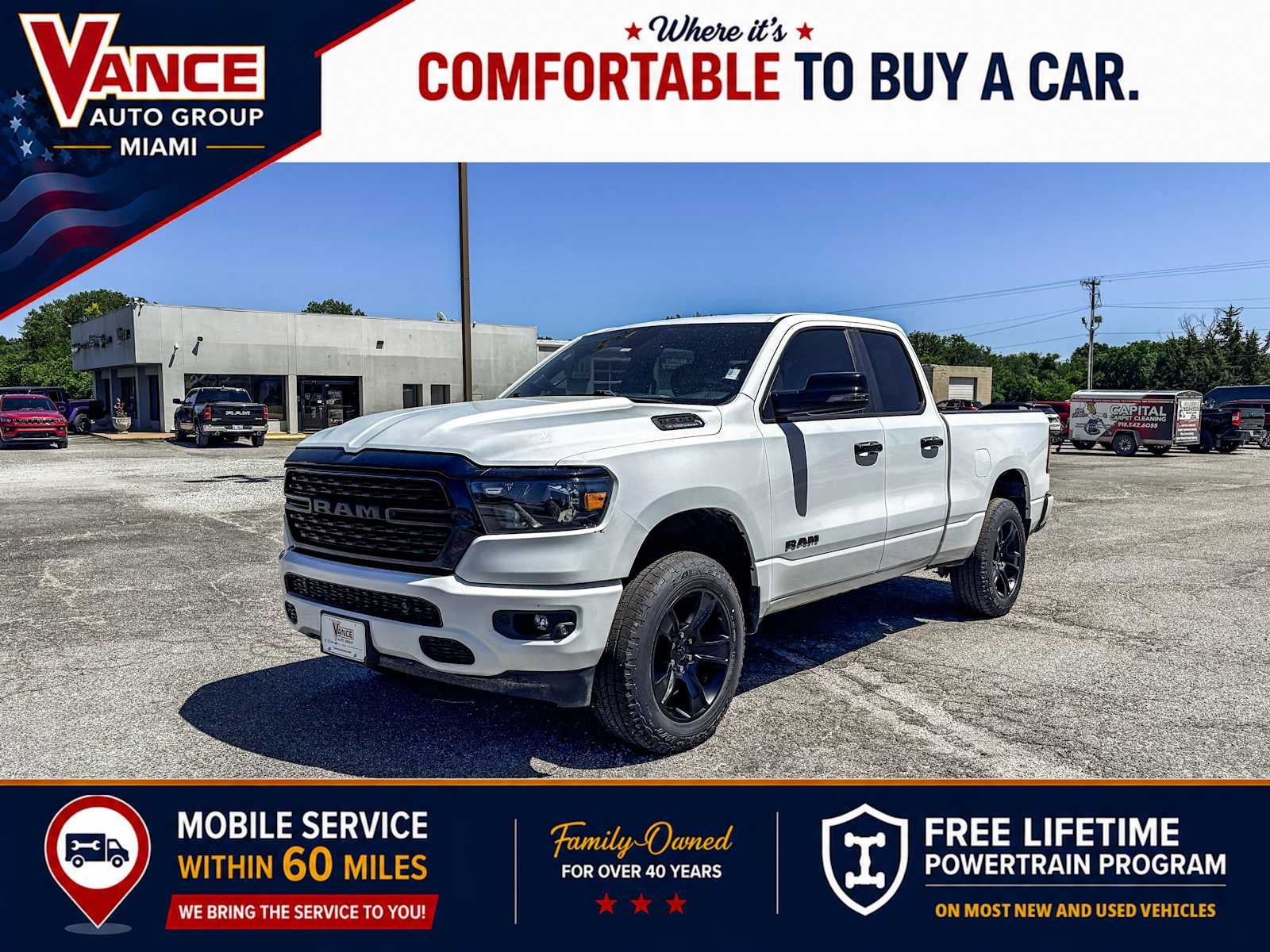 2023 RAM Ram 1500 Big Horn Quad Cab 4x4 6'4' Box