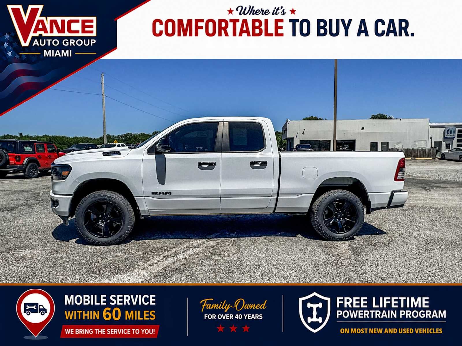 2023 RAM Ram 1500 Big Horn Quad Cab 4x4 6'4' Box
