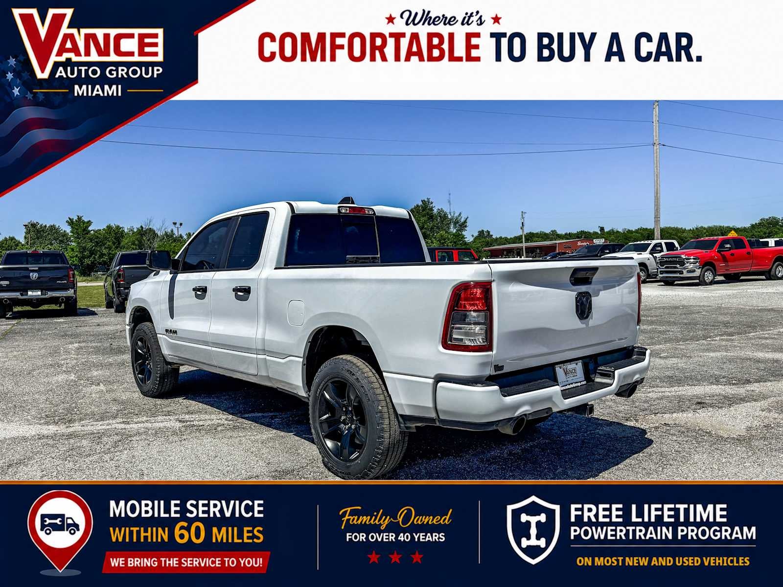 2023 RAM Ram 1500 Big Horn Quad Cab 4x4 6'4' Box