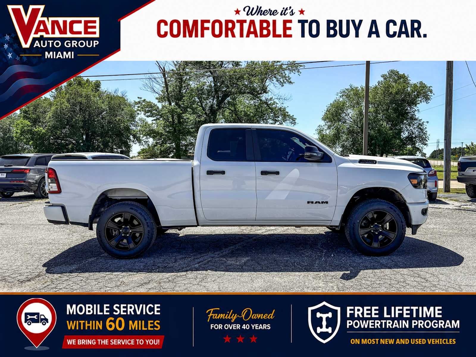 2023 RAM Ram 1500 Big Horn Quad Cab 4x4 6'4' Box
