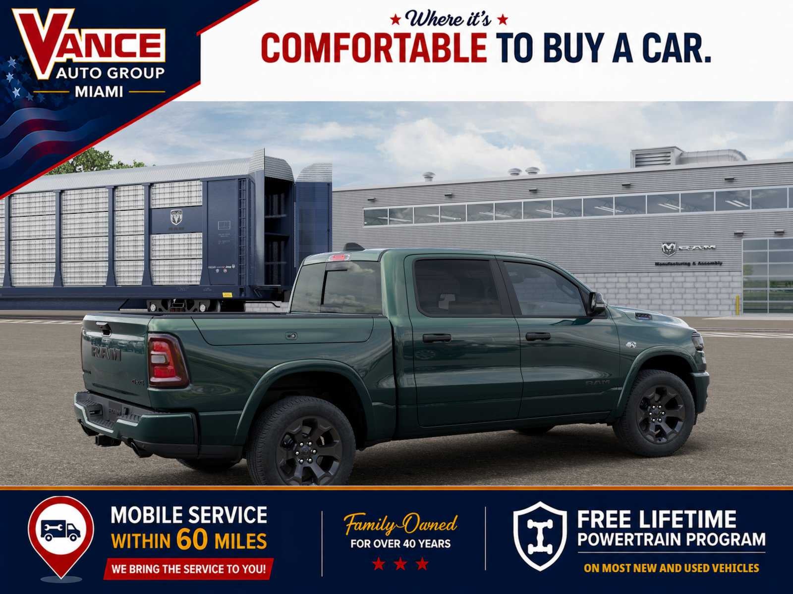 2026 RAM Ram 1500 RAM 1500 BIG HORN CREW CAB 4X4 5'7' BOX