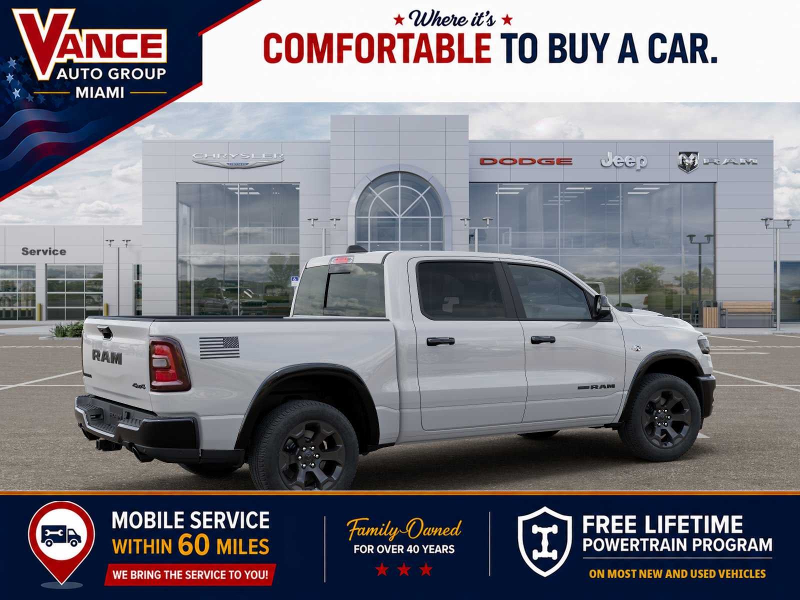 2026 RAM Ram 1500 RAM 1500 BIG HORN CREW CAB 4X4 5'7' BOX