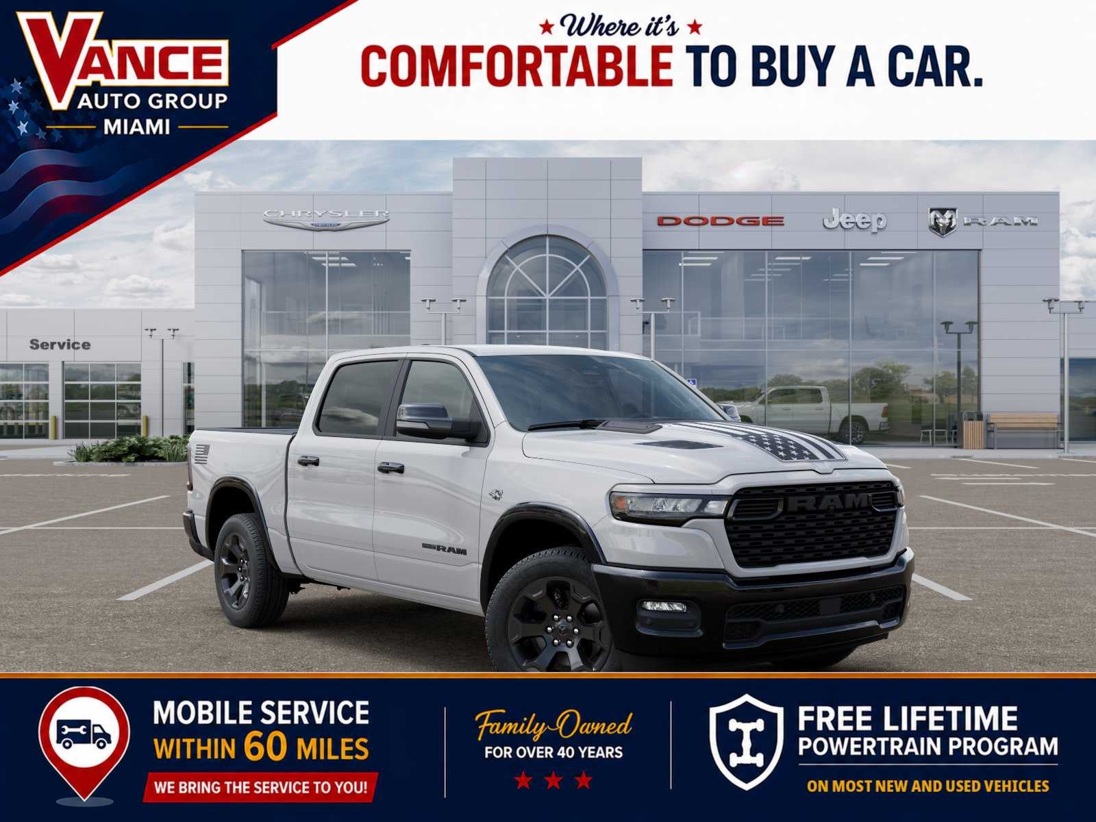 2026 RAM Ram 1500 RAM 1500 BIG HORN CREW CAB 4X4 5'7' BOX
