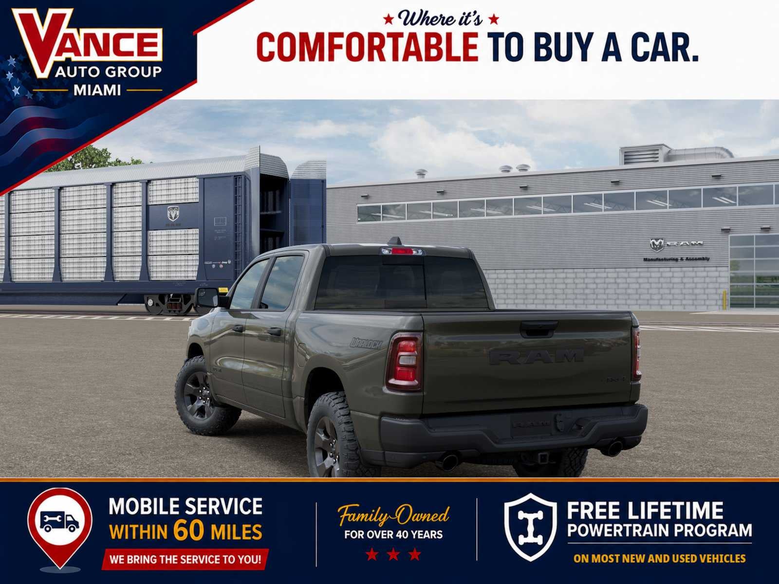 2027 RAM Ram 1500 RAM 1500 WARLOCK CREW CAB 4X4 5'7' BOX
