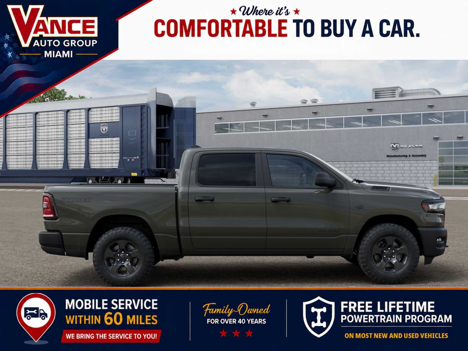 2027 RAM Ram 1500 RAM 1500 WARLOCK CREW CAB 4X4 5'7' BOX