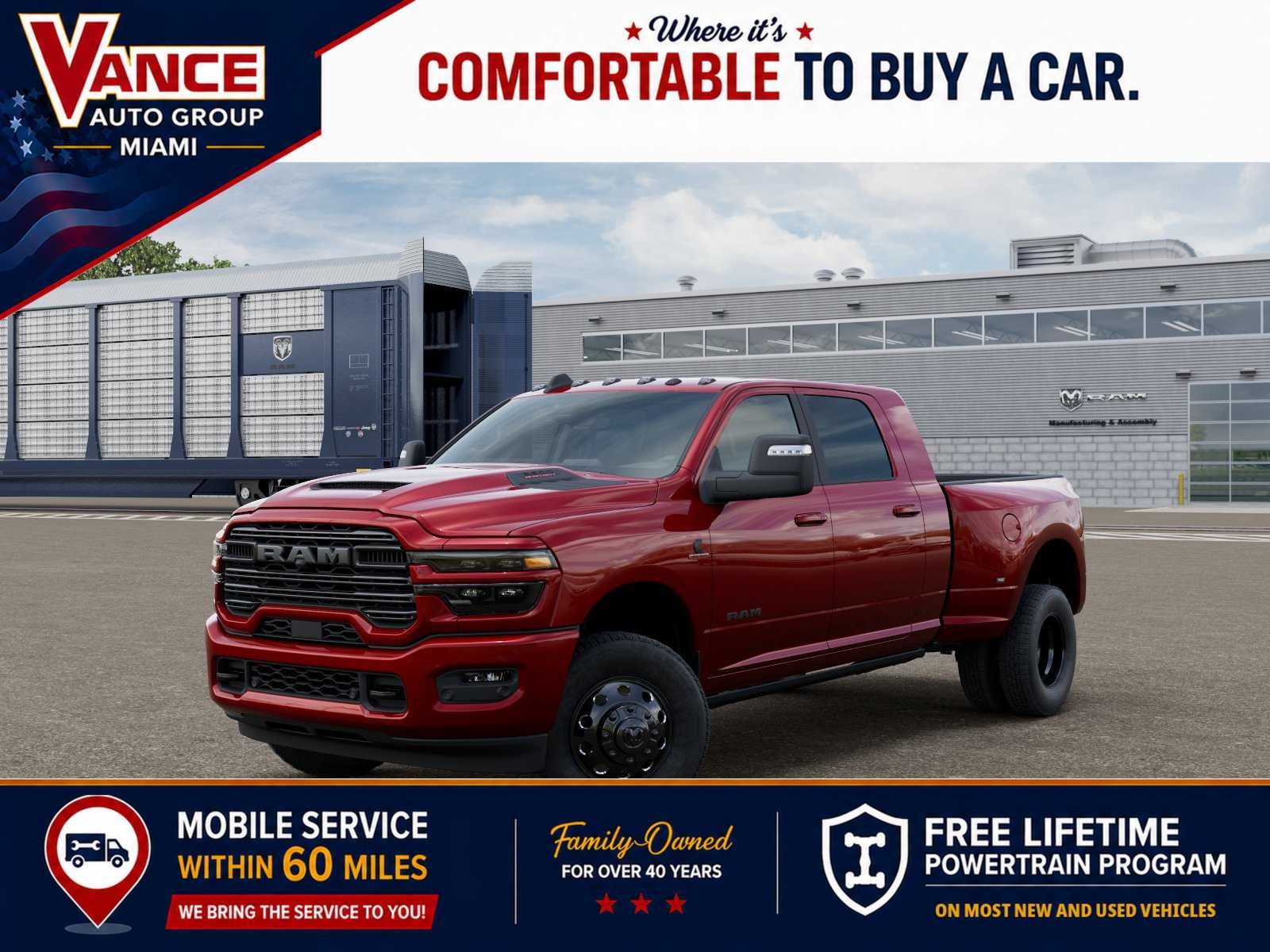 2027 RAM Ram 3500 RAM 3500 LARAMIE MEGA CAB 4X4 6'4' BOX