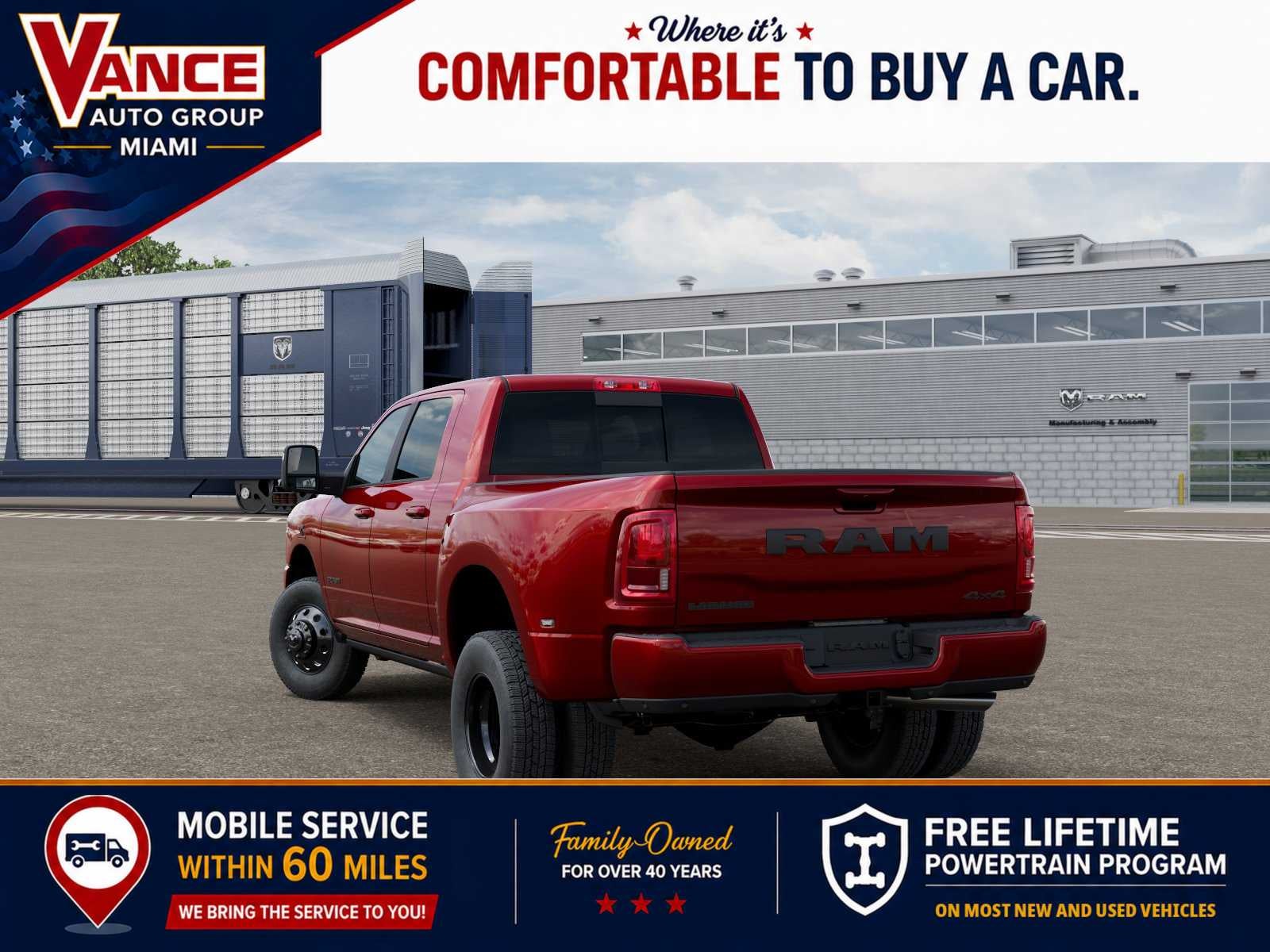 2027 RAM Ram 3500 RAM 3500 LARAMIE MEGA CAB 4X4 6'4' BOX