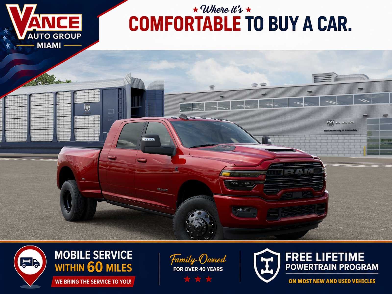 2027 RAM Ram 3500 RAM 3500 LARAMIE MEGA CAB 4X4 6'4' BOX