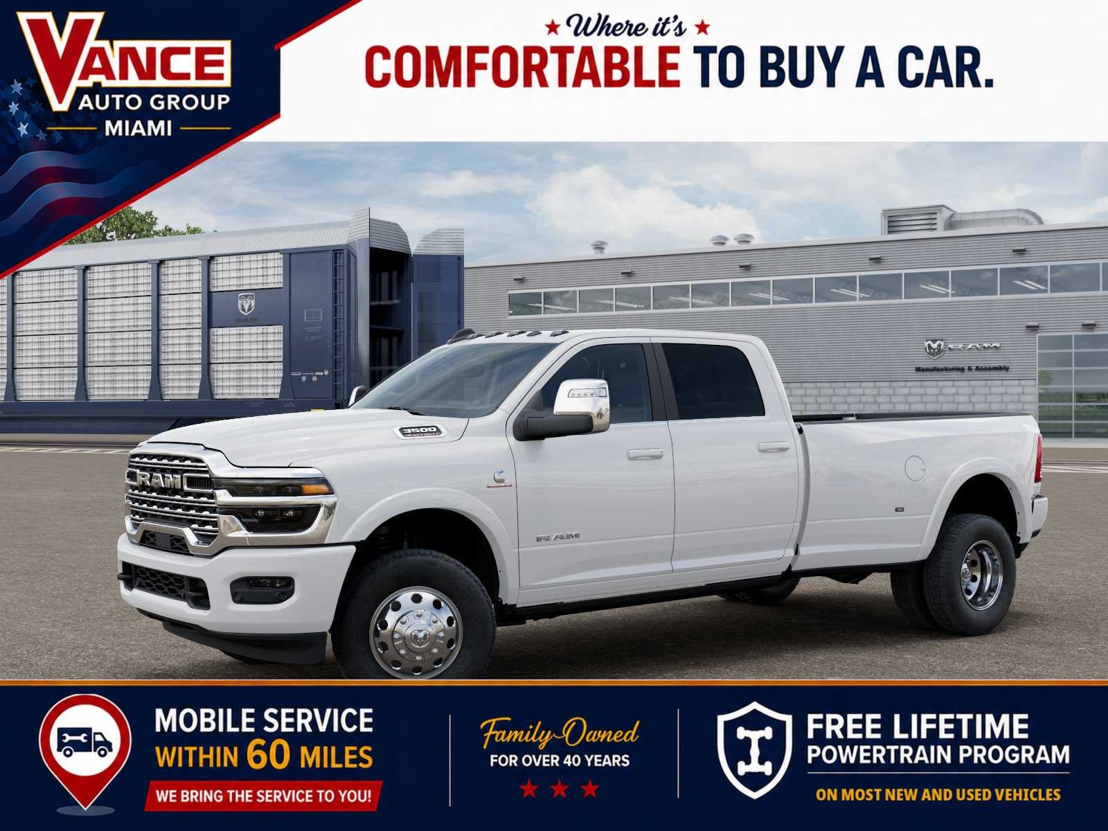 2027 RAM Ram 3500 RAM 3500 LIMITED LONGHORN CREW CAB 4X4 8' BOX