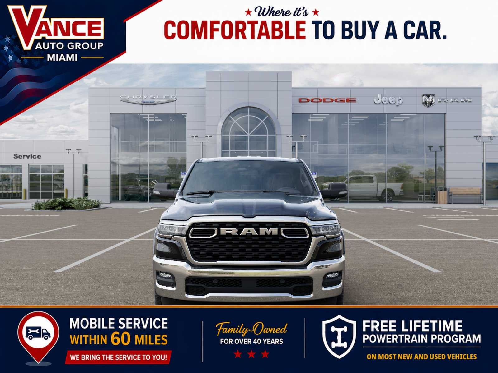 2026 RAM Ram 1500 RAM 1500 BIG HORN CREW CAB 4X4 5'7' BOX