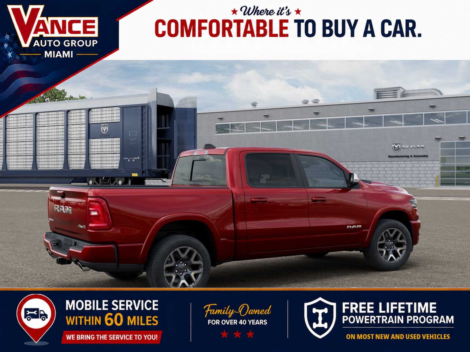 2026 RAM Ram 1500 RAM 1500 LARAMIE CREW CAB 4X4 5'7' BOX