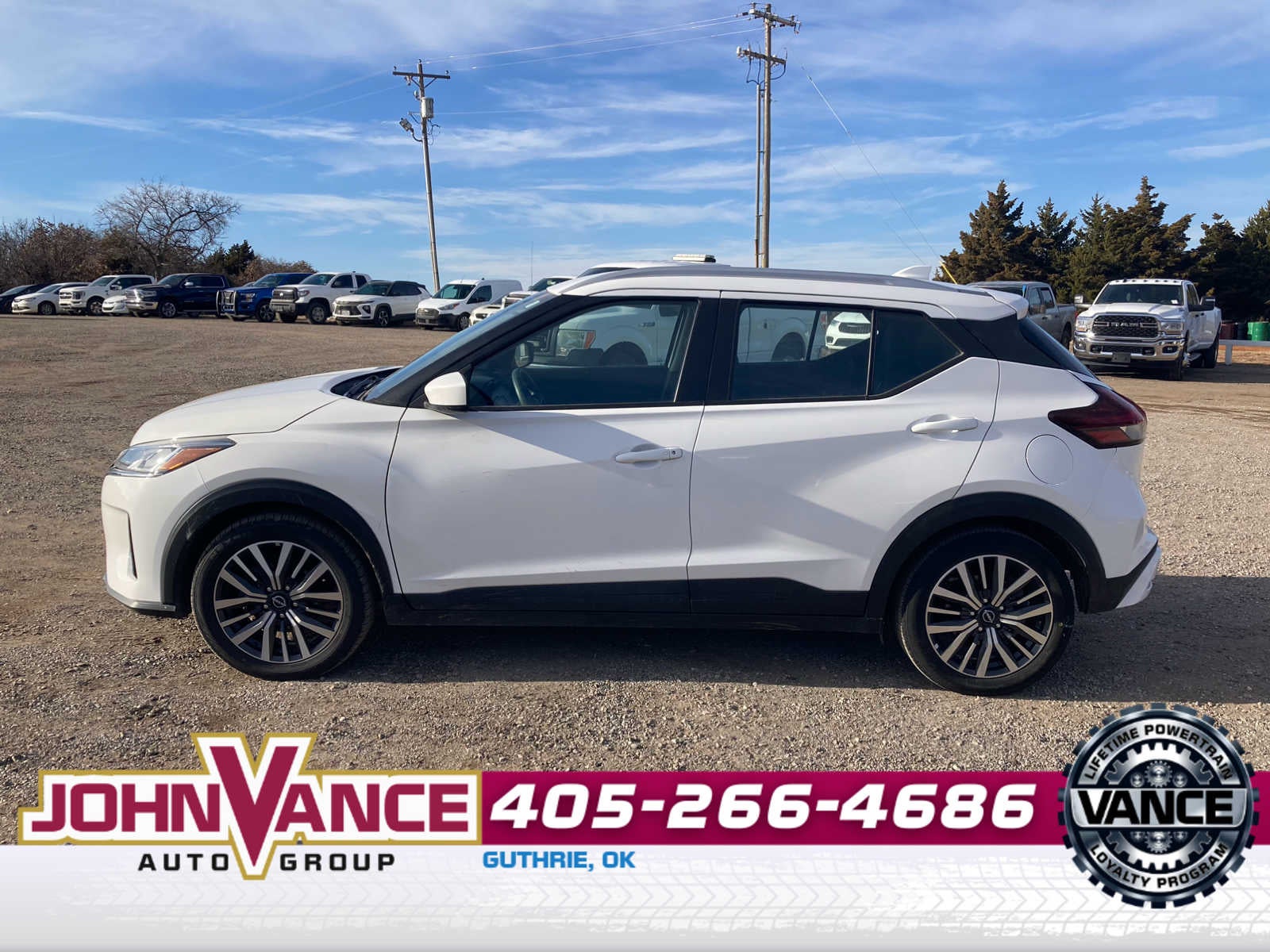 Used 2022 Nissan Kicks SV with VIN 3N1CP5CV0NL484570 for sale in Guthrie, OK