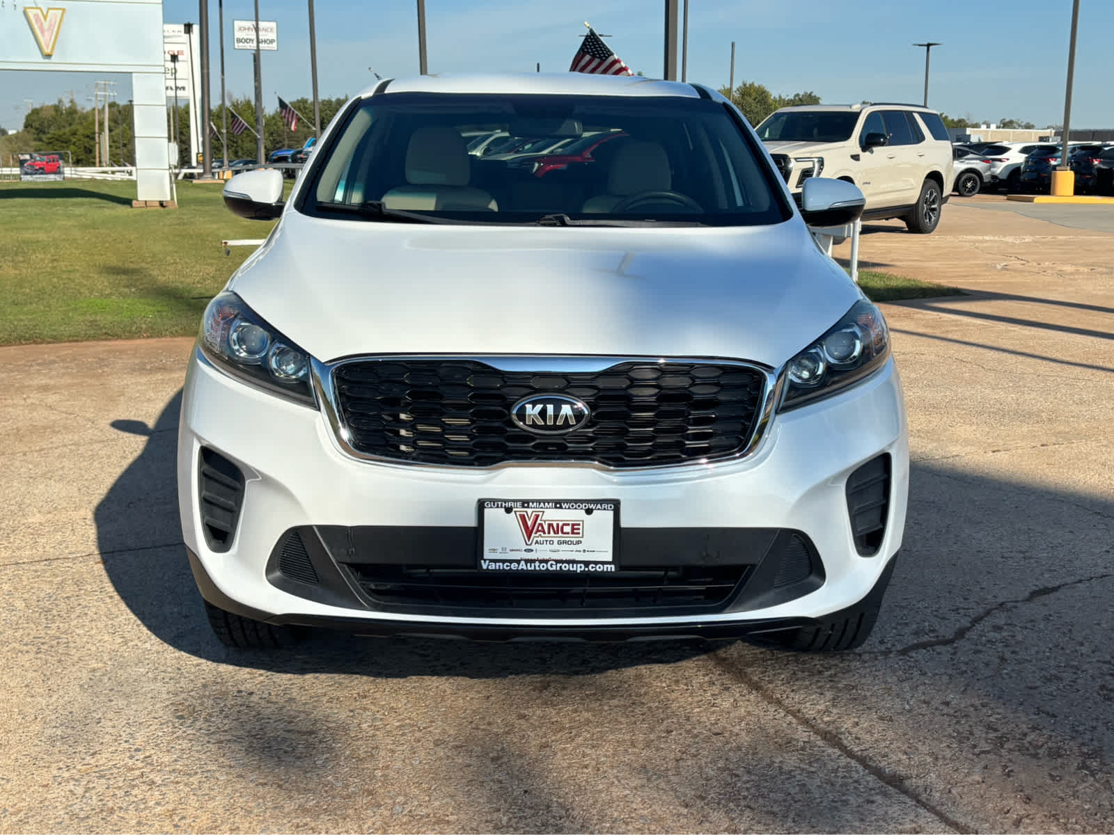 Used 2020 Kia Sorento LX with VIN 5XYPG4A3XLG658871 for sale in Guthrie, OK