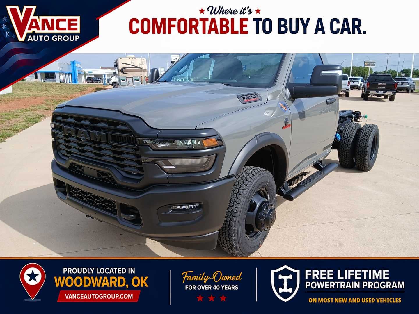 2026 RAM Ram 3500 Chassis Cab RAM 3500 TRADESMAN CHASSIS REGULAR CAB 4X4 60' CA