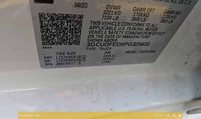 2023 Chevrolet Silverado 1500 4WD Crew Cab Short Bed LT Trail Boss