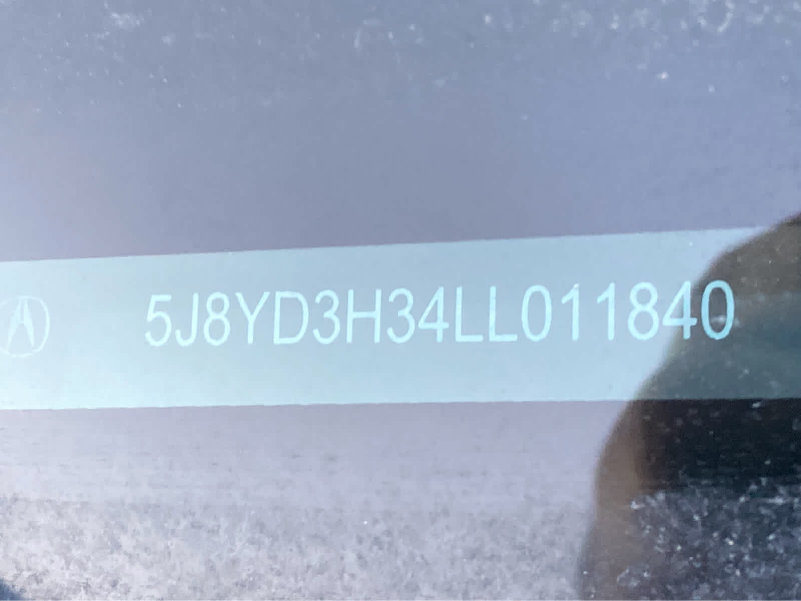 2020 Acura MDX Standard